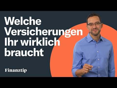 Die wichtigsten Versicherungen  und berflssige, die nur Geld kosten