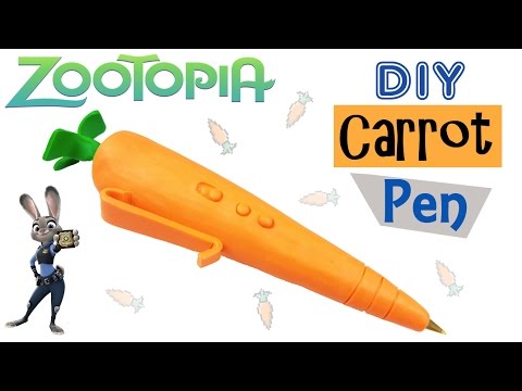 DIY ZOOTOPIA JUDY'S CARROT PEN 