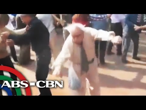 Groovy dancing grandpa goes viral