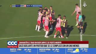 SAN MARTÍN SE TRAJO UN BUEN EMPATE DE PUERTO MADRYN