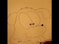 Learn step by step how to draw a cartoon dog.