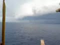 turbonada en zona de plataformas  marinas de mexico