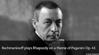 Rachmaninoff plays Rhapsody on a theme of Paganini