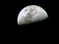 Moon and Saturn through Webcam
