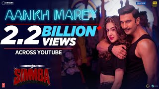 SIMMBA: Aankh Marey  Ranveer Singh Sara Ali Khan  