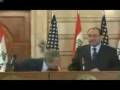 Shoes Hurled at Bush in Iraq Press Conference صحافي عراقي يضرب بوش بالحذاء