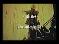 How long will he be submissive? Fino a quando sarà docile?A tripude to Yervant Gianikian and Angela Ricci Lucchi's films. The March of Man utilises ethnographic footage slowed down to a majestic pace, overlaid with splendid colour and punctuated with penetrating texts. Presented as Video installation in the Venice Biennal of art, 2001 edition.The robed and turbaned figures moving slowly across a sepia ground on the first screen are drawn from an 1895 film entitled Homme Negre: Marche. The text reads: 