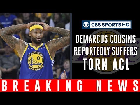 Video: DeMarcus Cousins reportedly TEARS ACL, THIRD injury in TWO years | CBS Sports HQ