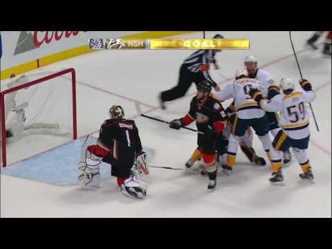 Pontus Aberg Scores Beautiful Diving, Game Winning Goal- Predators vs. Ducks Game 5