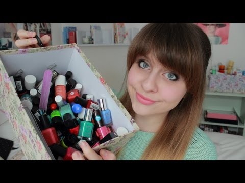 how to apply barry m glitter nail varnish