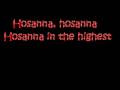 Hillsong United- Hosanna lyrics