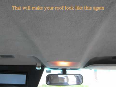 D.I.Y. Car headliner repair – learn how to fix your car head liner yourself.asf