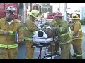 LAFD Blueline Train Vs, MTA Bus, Downtown L.A. LAFD Blueline Train Vs, MTA Bus, Downtown L.A.