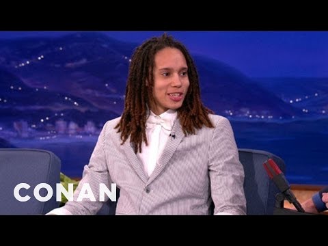 Brittney - Brittney is stoked and ready to join the NBA, she's just waiting on Mark to say the word. More CONAN @ http://teamcoco.com/video Team Coco is the official Yo...