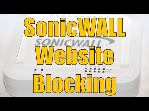 how to block facebook in sonicwall tz 200