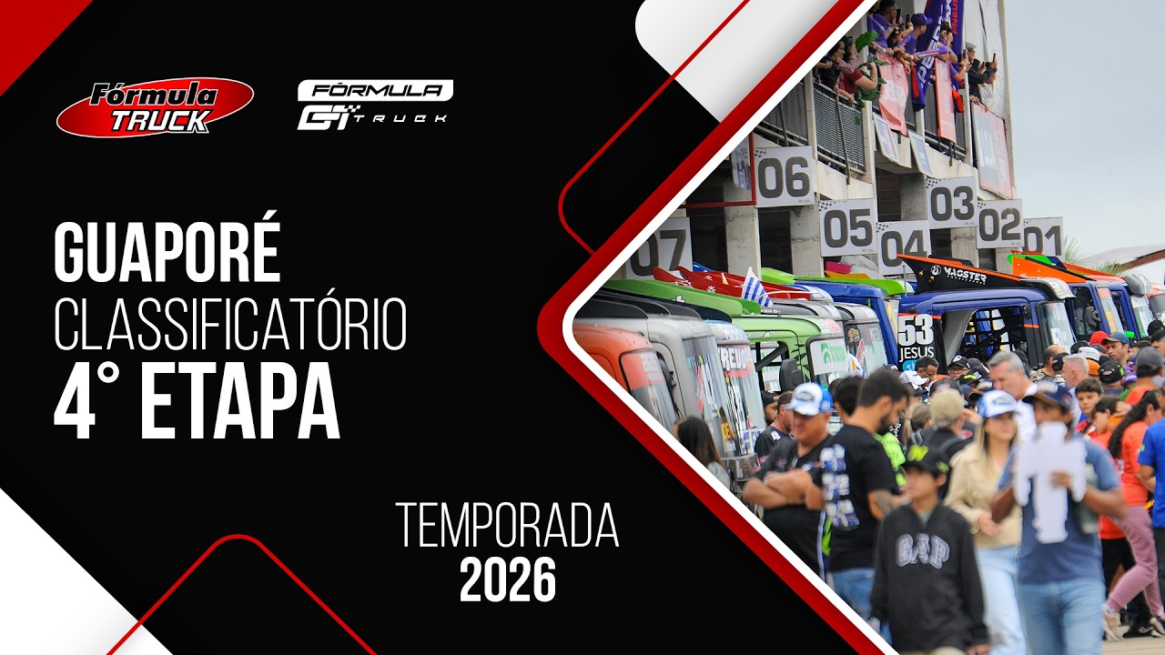FÓRMULA TRUCK 4º ETAPA | GUAPORÉ - RS - CLASSIFICATÓRIO - 2026