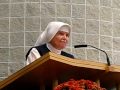 Mother Antonia speaks at the Our Lady of La Salette Shrine on Sept. 23, 2009.