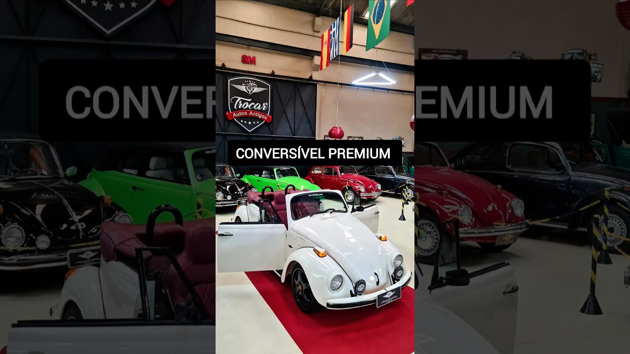 Um Fusca modelo Premium 1996, no estilo German Look!😍✨️🇧🇷