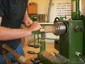 Woodturning - spintop and wine kork Woodturning - spintop and wine kork