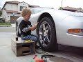 LOGAN FIXING GRANDMA'S CORVETTE 05/26/08