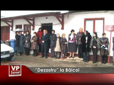 “Dezastru” la Băicoi