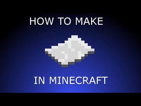 how to make paper i minecraft