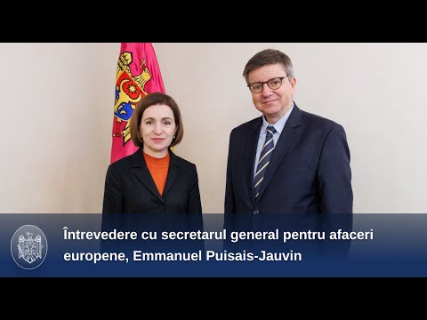 Глава государства встретилась с генеральным секретарем по европейским делам Правительства Франции Эммануэлем Пюиссе -Жовеном