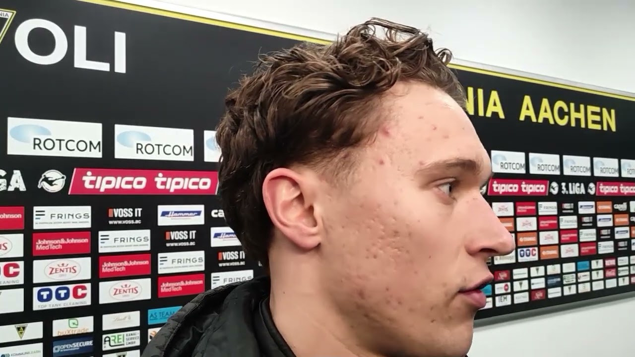 Jan Jakob Olschowsky – Torwart Alemannia Aachen – letztes Heimspiel vor der Winterpause 