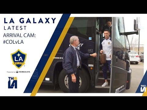 Video: ARRIVAL CAM: LA Galaxy arrive to Dick's Sporting Goods Park #COLvLA