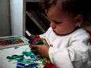 Marti pintando Marti pintando