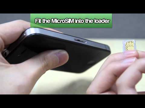 how to fit iphone 5 sim in iphone 4