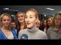 Marissa Grasdijk op haar school na winnen JSF