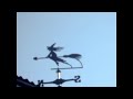 Whirligigs kinetic sculpture of witch flying