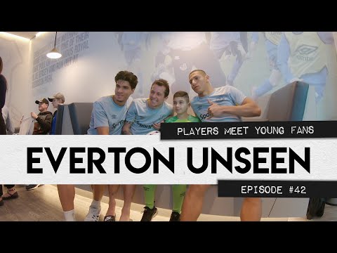 Video: EVERTON UNSEEN #42: PLAYERS MEET YOUNG FANS + TRAINING