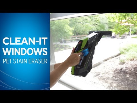 How do I Clean Windows with My Pet Stain Eraser™ Video