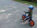 Haukur on his Runbike
