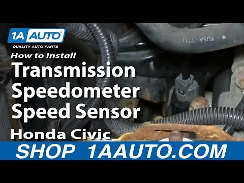 How To Install Replace Transmission Speedometer Speed Sensor 1996-2000 Honda Civic