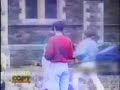 This kid randomly walks up to a group of people and starts beating on them all. He walks away, but an ex-boxer saw the whole thing and gives him a taste of his own medicine.