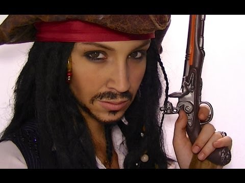 Maquillage d'Halloween : Jack Sparrow / Pirate des Caraïbes