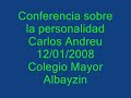 3ª parte: conferencia sobre personalidad en el cm albayzin