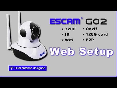 Escam G02 - Web Setup