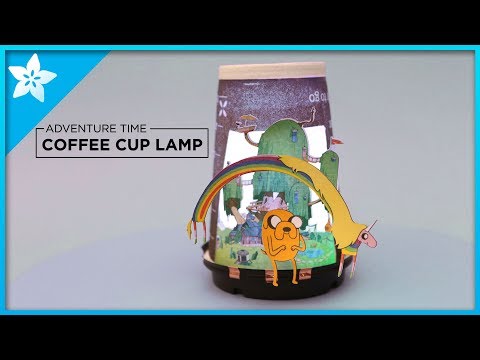 Adventure Time Coffee Cup Lamp with MakeCode @CartoonNetwork @MSMakeCode #MicrosoftEDU