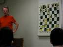 Professor Batchelder, near the end of the last lecture for Human Problem Solving (Psych 143P), played against student(s) in the class while 