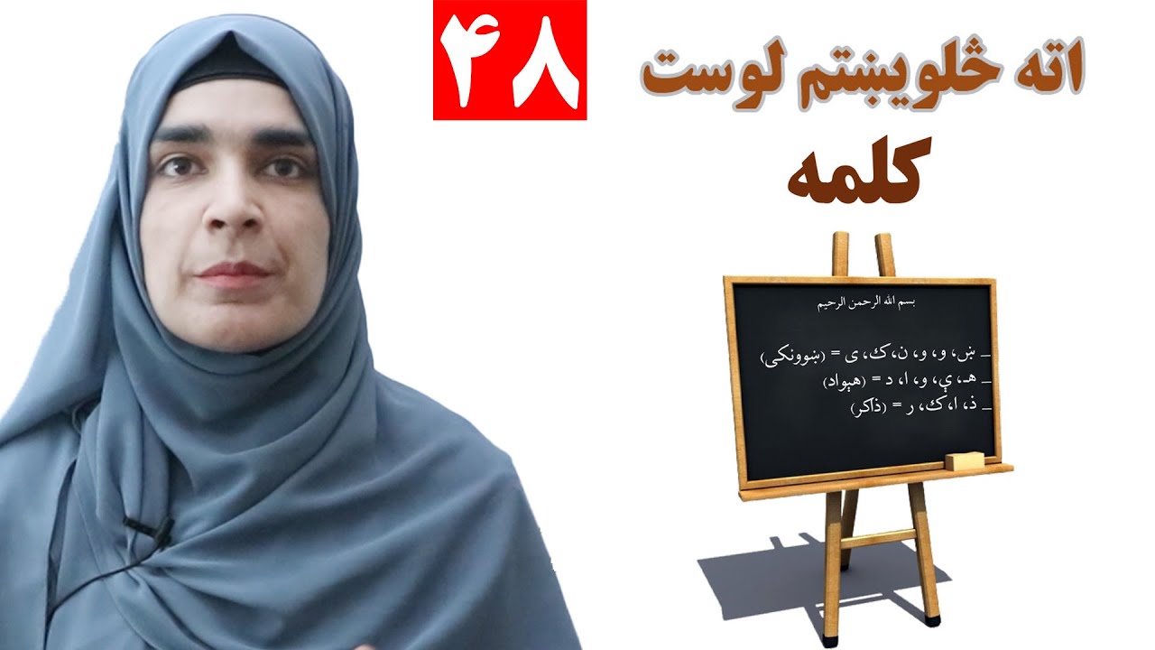 Class 3 - Pashto | title Word - Lesson 48 | موضوع کلمه - لوست 48