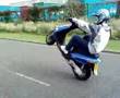 wheelie ** 1 minute wheelie gilera stalker 
