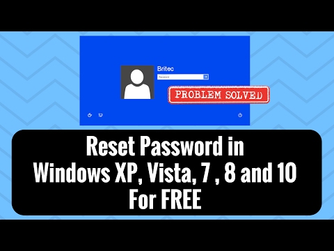 Reset Password in Windows XP, Vista, 7 For FREE by Britec