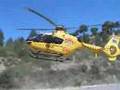 Helicoptero eurocopter ec-135  del racc