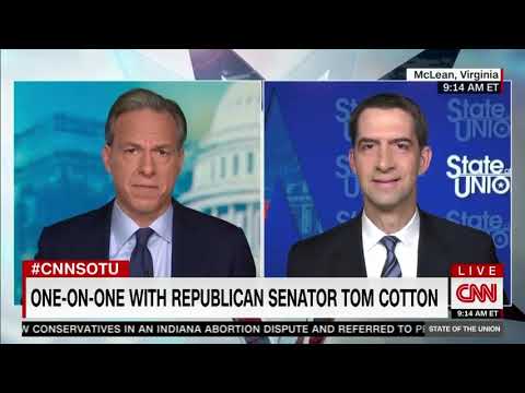 Senator Cotton Defends Judge Barrett on State of the Union with Jake Tapper
