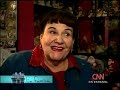 gaby beltran entrevistada mostrando algunas t�cnicas decorativas navide�as en el programa 
