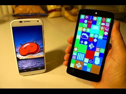 Nexus 5 vs Moto X